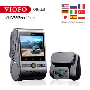 VIOFO A129 Pro Duo 4K Dual Dash Cam Newest 4k DVR 2020 car camera with GPS Parking mode G sensor  Sony sensor  with WIFI 4K DVR - מצלמת דרך כפולה איכותית ביותר באיכות 4K מומלצת לרכבי מאזדה