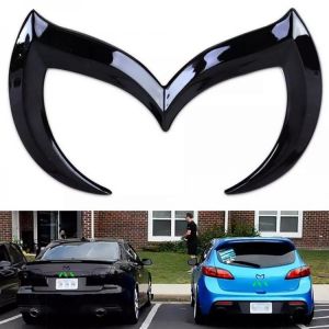 1PCS 3D Sticker M Logo Stickers Stainless Steel Car Styling Auto Emblem For Mazda 2 3 6 CX 5 CX 6 Axela Atenza Accessories